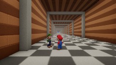 Mario And Luigi In The Hallway
