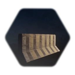 Weathered Striped Barricade