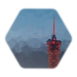 Red Living Crystal Sword