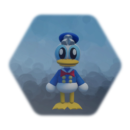 Donald Duck platformer puppet