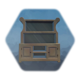 Wooden Hutch (moveable doors)