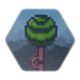 Pixel Art Daystone Range Tree
