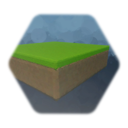 Cartoon grass block