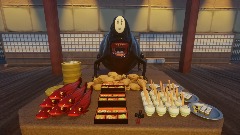 No face mukbang