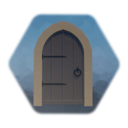 Small castle door