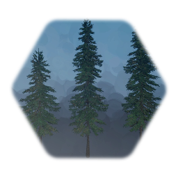 1 sculpt Sitka Spruce Tree