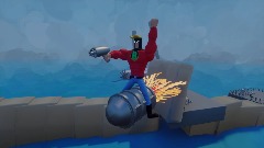 Blasto in Shark bait