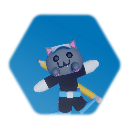 Kitty sky blu the cat model