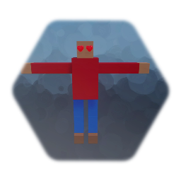 Block guy with love