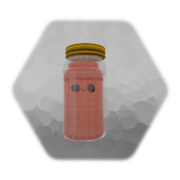 jelly block in a jar