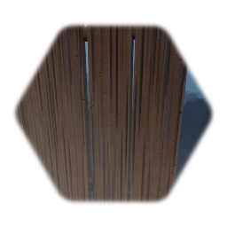 Wooden fence
