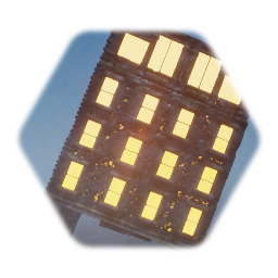 Remix Flippy of Textured Beatup Background Building