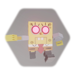 Big Tin Robot Spongebob - Nicktoons Attack of the Toybots