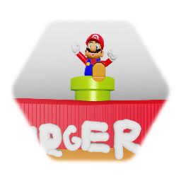 Super Mario inflatable 2002 burger king