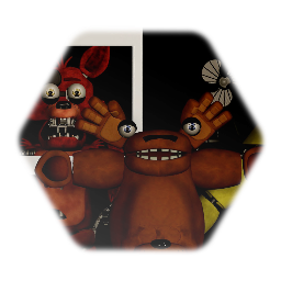 Fnaf 1 meme animatronic models