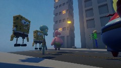 Clone spongebob  meets the failed clones City