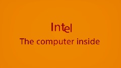 Intel inside 1971 logo animation (Remake) (Orange)