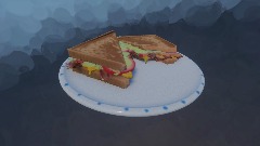 BLT Sandwich with Cheese