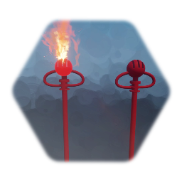 Vakama's Fire Staff (animated) WIP