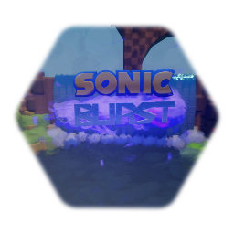 Sonic the hedgehog burst logo