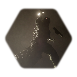 True Godzilla But He Has a Hammer and a Gun