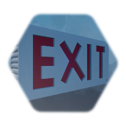 Exit sign