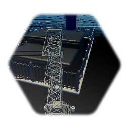 Power station and pylons