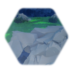 Number world Big background  Mountain