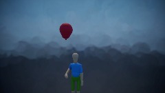 Kid with a balloon