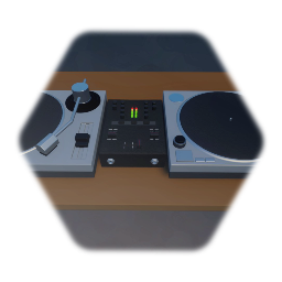Turn Table & Mixer 2x1 set
