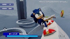 Sonic diamond test stage