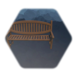 Park Bench Curved 1