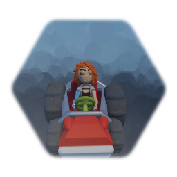 Belle in a go kart Daniele kart 2.0  deluxe