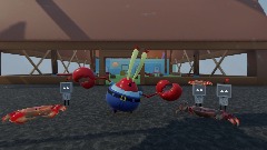 Mr. Krabs robot dance!!!!!!!!!