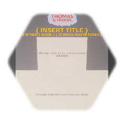 Thomas DVD/VHS Custom Cover