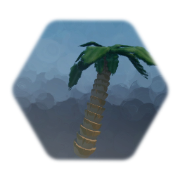 simple tropical tree with loosness leaves