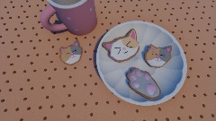 Cute Kitten Cookies.
