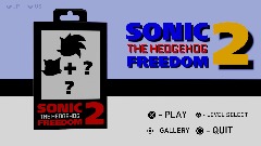 Start Menu - SONIC FREEDOM 2