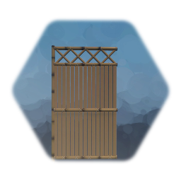 Bamboo Lattice Fence