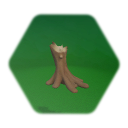 Smashed or Broken Forrest Tree