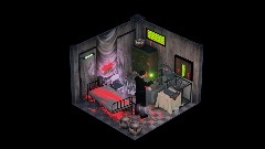 Isometric scene: no way out