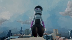 Giantess Growth Spider Gwen In City With spiderman New update