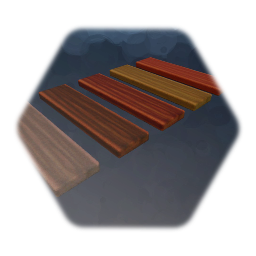2x6 slabs of wood