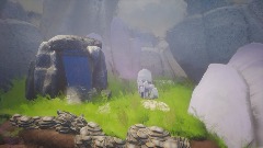 A Moutainside Waterfall