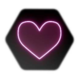 Neon Pink Heart