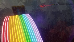 Rainbow wipeout