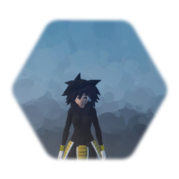 Female saiyan c-type with flight and pod