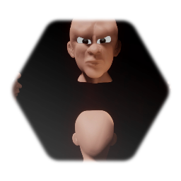 Angry Character Head (static)