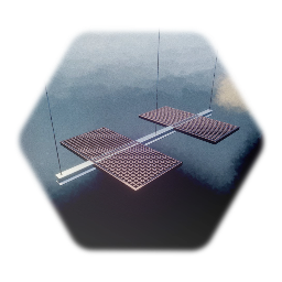 Thin Double Hanging Bridge