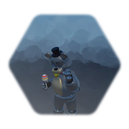 Kyle the wolf animtronic